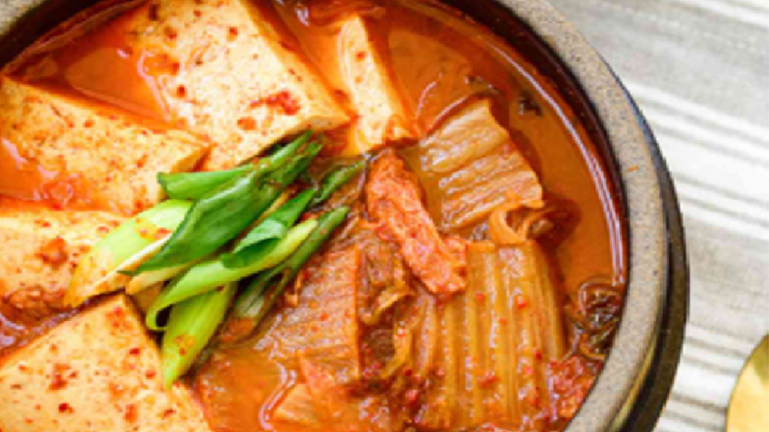 Kimchi Jiggae Seafood Tofu Pot (Korean Style) – Vegeworld